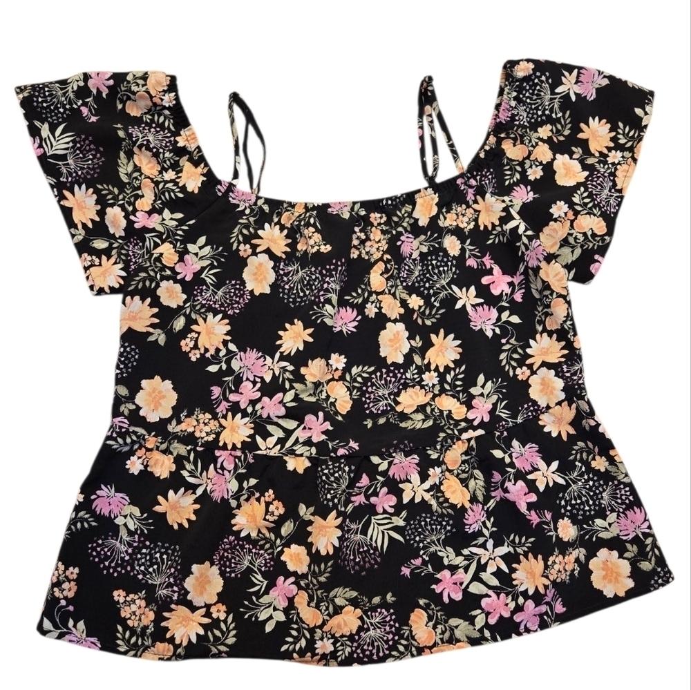 Hippie Rose Peplum Blouse
